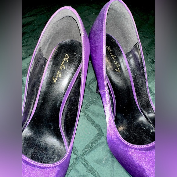 Vibrant purple stilettos - Picture 4 of 6